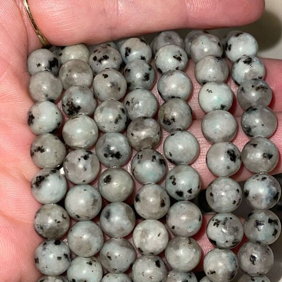 Kiwi jasper stretch bracelet crystal healing reiki NEW 7 - Picture 4 of 7